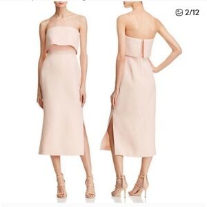 C/MEO Collective Strapless Soft Pink Dress